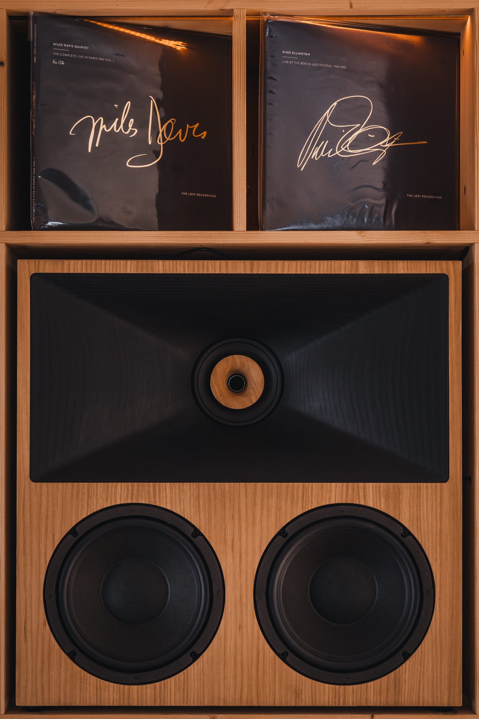 B-Side record selection and vinyl library